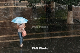 В Армении ожидается дождь с грозой