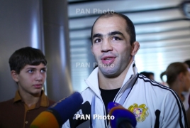Борец Арсен Джулфалакян завоевал бронзу на международном турнире в Казахстане