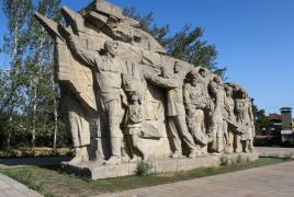 На Мамаевом кургане освятили хачкар памяти погибших во время Сталинградской битвы армян
