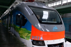Armenia testing new and modern electric train