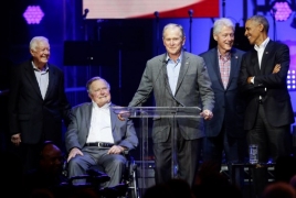 5 экс-президентов США впервые собрались на одной сцене