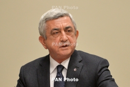 Armenia president ratifies deal on joint military units with Russia