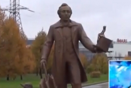 Armenian artists create Hans Christian Andersen statue in Moscow