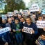 В Баку активисты протестовали против ограничения свободы собраний