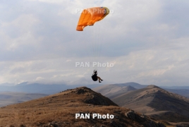 Paragliding in Armenia's south to open up beauty of Tatev monastery