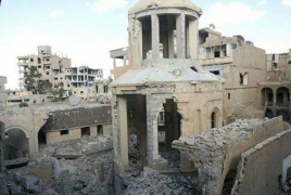 Deir ez-Zor's damaged Armenian Genocide memorial seen in new vid