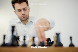 Armenia's Levon Aronian tied for first place in FIDE Grand Prix R2