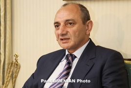 Karabakh president visits Paris ahead of annual fundraising telethon