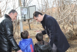 Armenian village of Amrakits now has LED outdoor lighting system