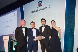 Ameriabank named Bank of the Year in Armenia 2017 by the Banker