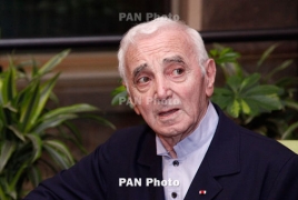 Charles Aznavour says happy to be both Armenian and French