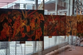 Armenian artist's works displayed at Council of Europe HQ in Strasbourg