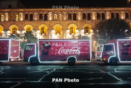 Coca-Cola New Year Caravan 2018 tour launches in Armenia