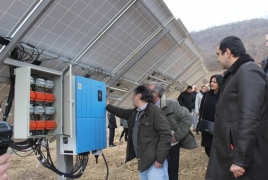 Ենոքավանում բացվել է Տավուշի ամենամեծ արևային էլեկտրակայանը