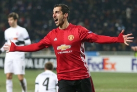 Mourinho apologised to Mkhitaryan during United’s win over Derby