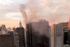 Two injured as fire breaks out at Trump Tower in New York