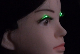 Shiseido unveils battery-free LED eyelashes