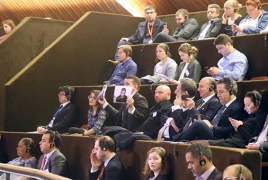Azeri activist sent out of PACE hall during Armenia president’s speech