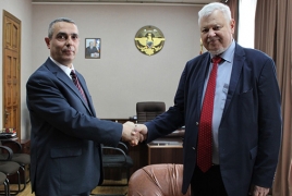Artsakh president, foreign minister discuss conflict with OSCE envoy
