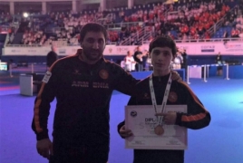 Armenia's Gegham Nikoghosyan wins bronze at EKF Championships