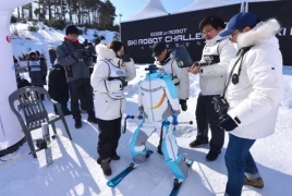 Ձմեռային Օլիմպիադայում ռոբոտները ևս մրցել են դահուկավազքում
