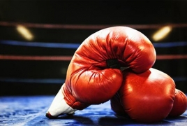 Armenian boxer beats Mexican opponent at Thompson Boxing night