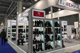Armenian shoes unveiled at Moscow international exhibition