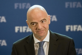 FIFA chief jokes about Russian footballers' negative drug test results