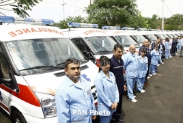 China to donate 200 new ambulances to Armenia