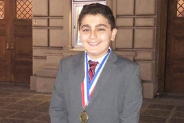 Armenian teen wins 1st place at Los Angeles County Science Fair