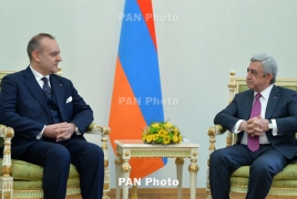 Armenia welcomes new Italian ambassador