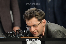 Armenia’s Aronian snatches first victory at Grenke Chess Classic