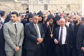 Jerusalem Patriarch complains over incident involving police, Armenians