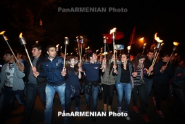 В Ереване 23 апреля пройдет традиционное факельное шествие памяти жертв Геноцида армян