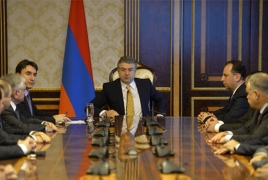 Карен Карапетян временно будет исполнять обязанности премьера Армении
