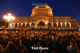 Армянское протестное движение перебирается из Еревана в другие города