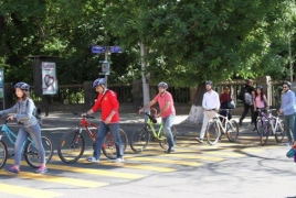 VivaCell-MTS employees join Bike to Work campaign in Yerevan