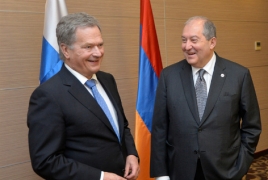 Армен Саркисян пригласил президента Финляндии в Армению