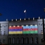 Poland Presidential Palace lights up in Armenian flag colors