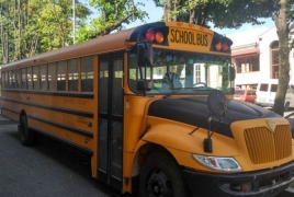 Ռուսաստանաբնակ բարերարն Արցախին դպրոցական ավտոբուս է նվիրել