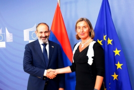 Могерини - Пашиняну: Готовы поддерживать Армению в реализации коренных реформ