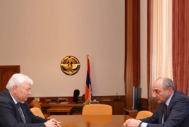 Президент Арцаха и Каспршик обсудили ситуацию на передовой НКР