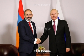 Pashinyan, Putin discuss Armenia-Russia ties over the phone