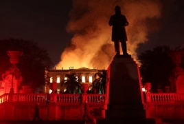 Brazil's National Museum engulfed by huge fire