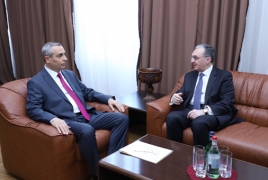 Armenian, Artsakh Foreign Ministers discuss peace process in Karabakh