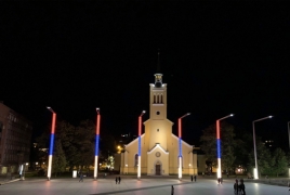 Tallinn celebrates Yerevan's birthday, puts tricolor on lampposts