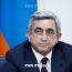 Серж Саргсян: Яркая звезда Азнавура будет всегда светить нам с небес