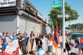 New York City street co-named ‘Armenia Way’