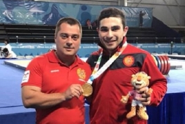 Армянский тяжелоатлет завоевал золото на летних юношеских Олимпийских играх