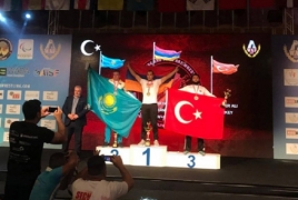 Армянский армрестлер завоевал золото на молодежном ЧМ в Турции